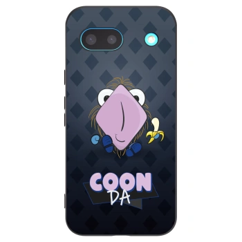 Picasee silikonový černý obal pro Google Pixel 8a - COONDA chlupatka - tmavá