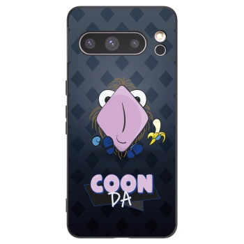 Picasee silikonový černý obal pro Google Pixel 8 Pro - COONDA chlupatka - tmavá