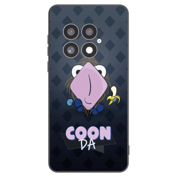 Picasee silikonový černý obal pro OnePlus 13 5G - COONDA chlupatka - tmavá
