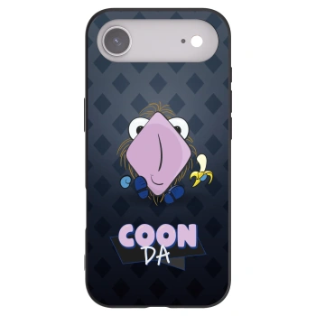 Picasee silikonový černý obal pro Apple iPhone Air - COONDA chlupatka - tmavá