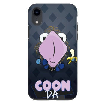 Obal pro Apple iPhone XR - COONDA chlupatka - tmavá