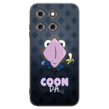 Picasee silikonový černý obal pro Motorola Moto G77 - COONDA chlupatka - tmavá