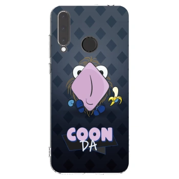 Picasee silikonový průhledný obal pro Honor 20 Lite - COONDA chlupatka - tmavá