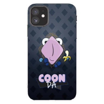 Picasee silikonový průhledný obal pro Apple iPhone 11 - COONDA chlupatka - tmavá
