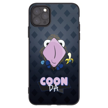 Picasee silikonový černý obal pro Apple iPhone 11 Pro Max - COONDA chlupatka - tmavá