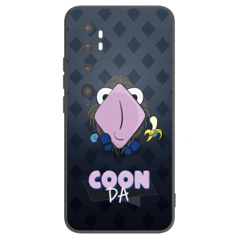 Picasee silikonový černý obal pro Xiaomi Mi Note 10 (Pro) - COONDA chlupatka - tmavá