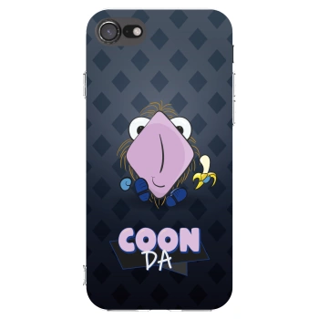 Picasee silikonový průhledný obal pro Apple iPhone SE 2020 - COONDA chlupatka - tmavá