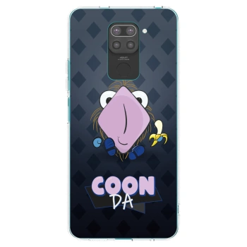 Picasee silikonový černý obal pro Xiaomi Redmi Note 9 - COONDA chlupatka - tmavá