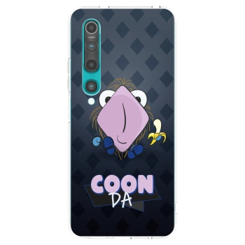 Picasee silikonový průhledný obal pro Xiaomi Mi 10 - COONDA chlupatka - tmavá