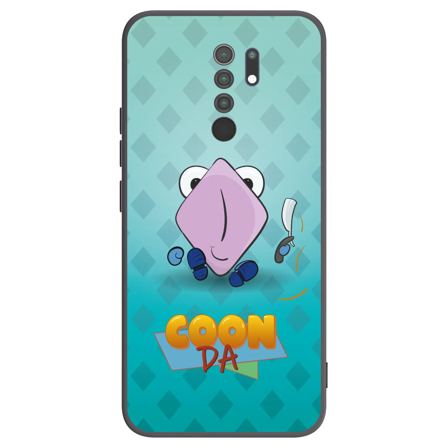 Picasee silikonový černý obal pro Xiaomi Redmi 9 - COONDA holátko - světlá