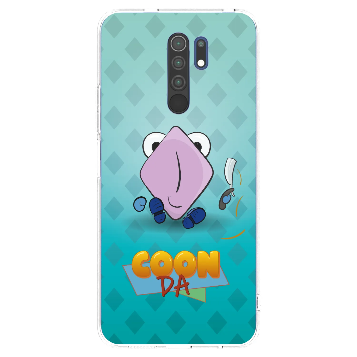 Picasee silikonový průhledný obal pro Xiaomi Redmi 9 - COONDA holátko - světlá