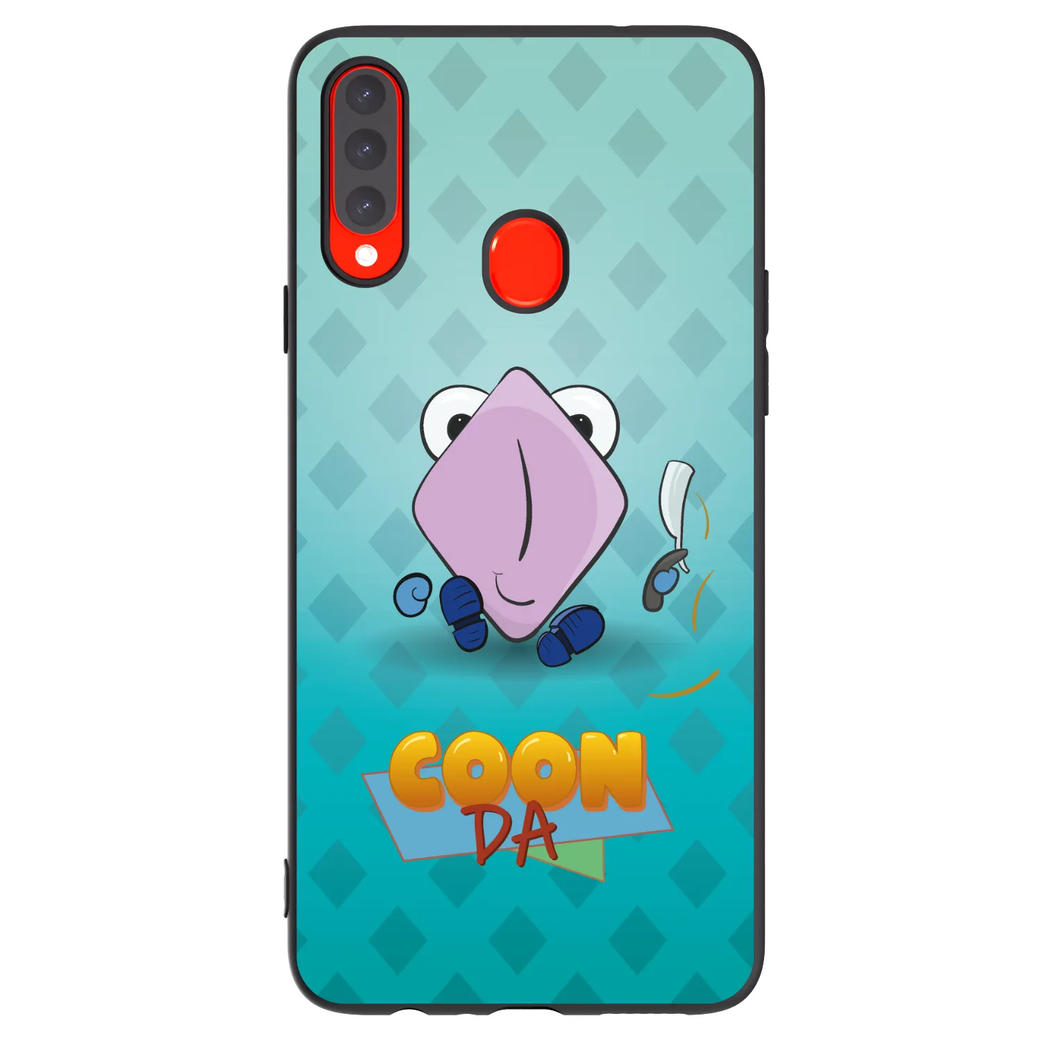 Picasee silikonový černý obal pro Samsung Galaxy A20s - COONDA holátko - světlá