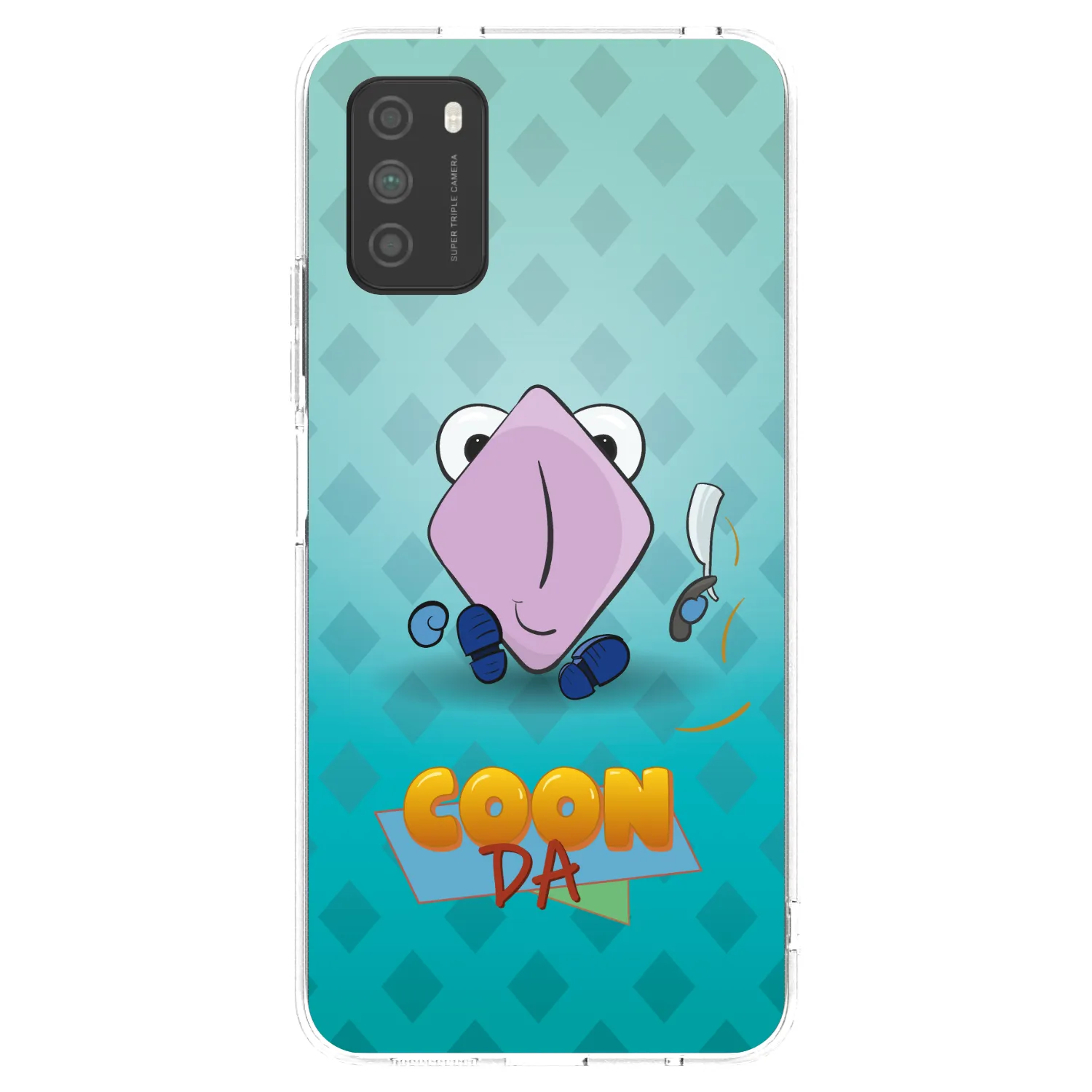 Picasee silikonový průhledný obal pro Xiaomi Poco M3 - COONDA holátko - světlá