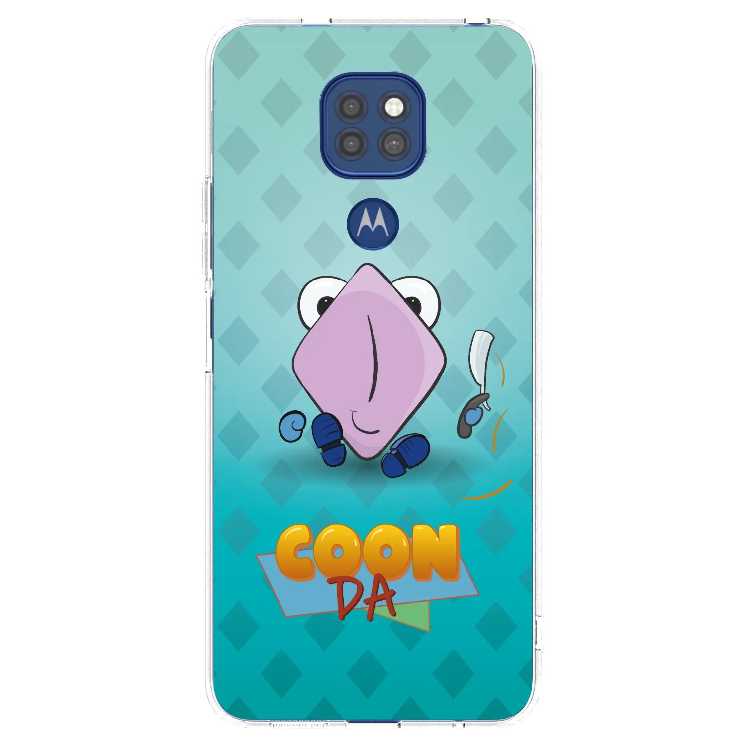 Picasee silikonový průhledný obal pro Motorola Moto G9 Play - COONDA holátko - světlá