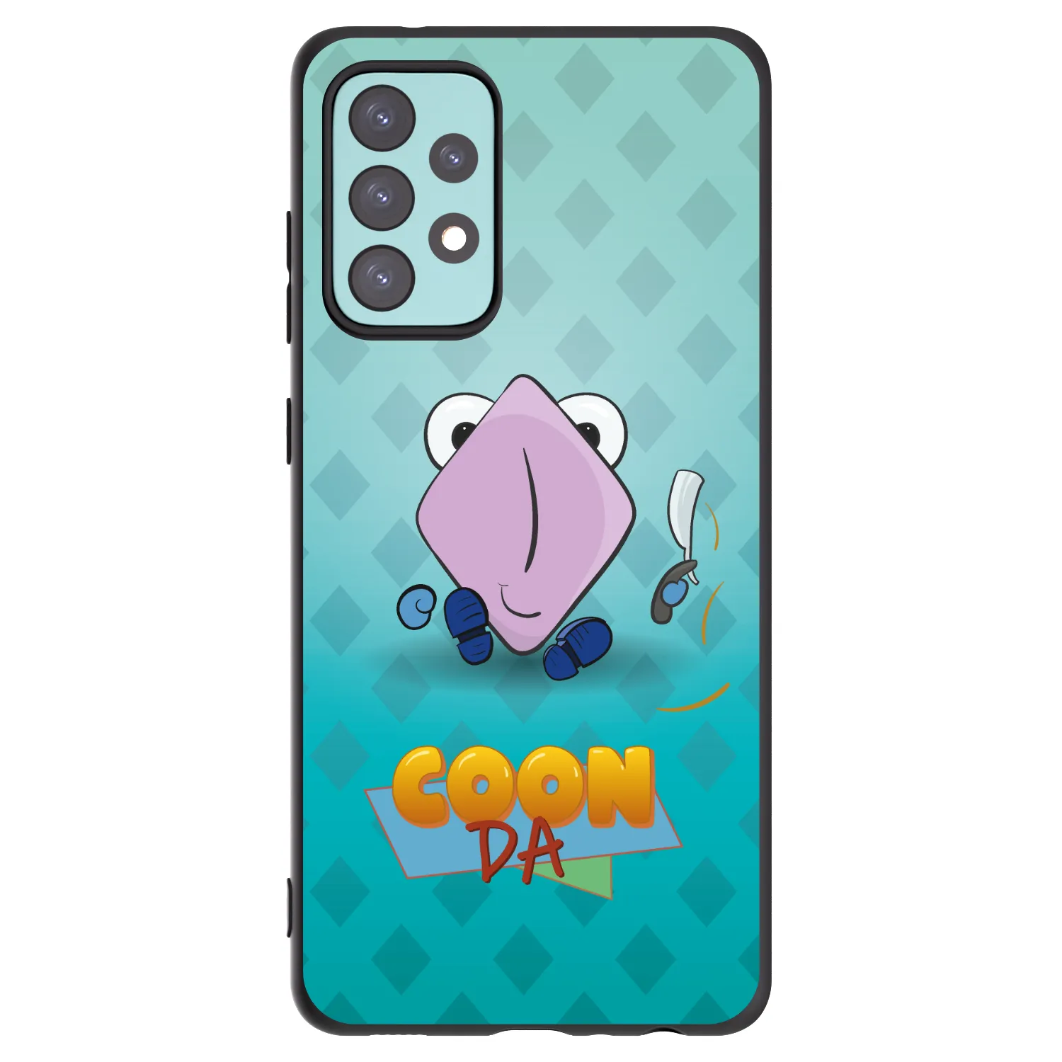 Picasee silikonový černý obal pro Samsung Galaxy A72 A725F - COONDA holátko - světlá