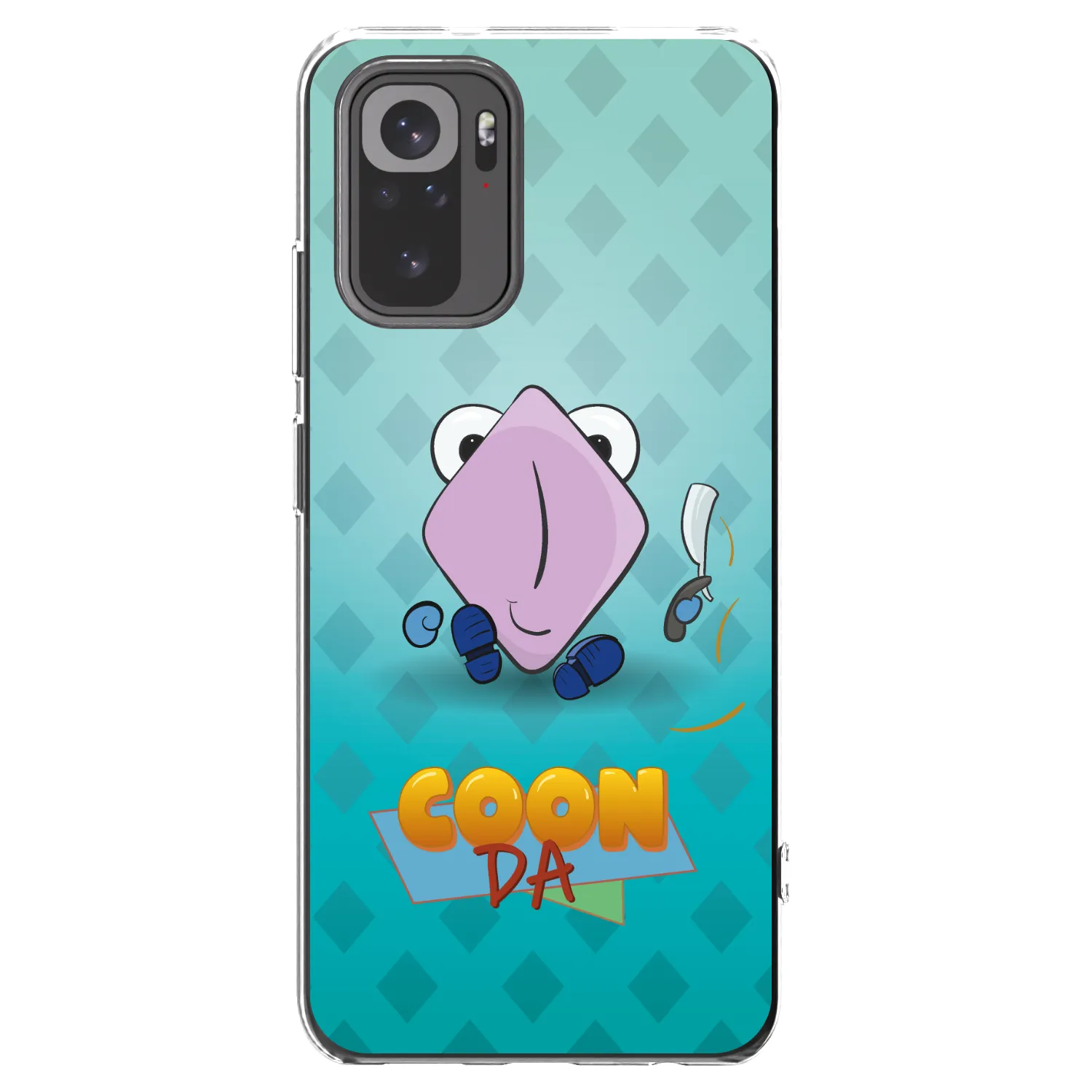 Picasee silikonový průhledný obal pro Xiaomi Redmi Note 10S - COONDA holátko - světlá