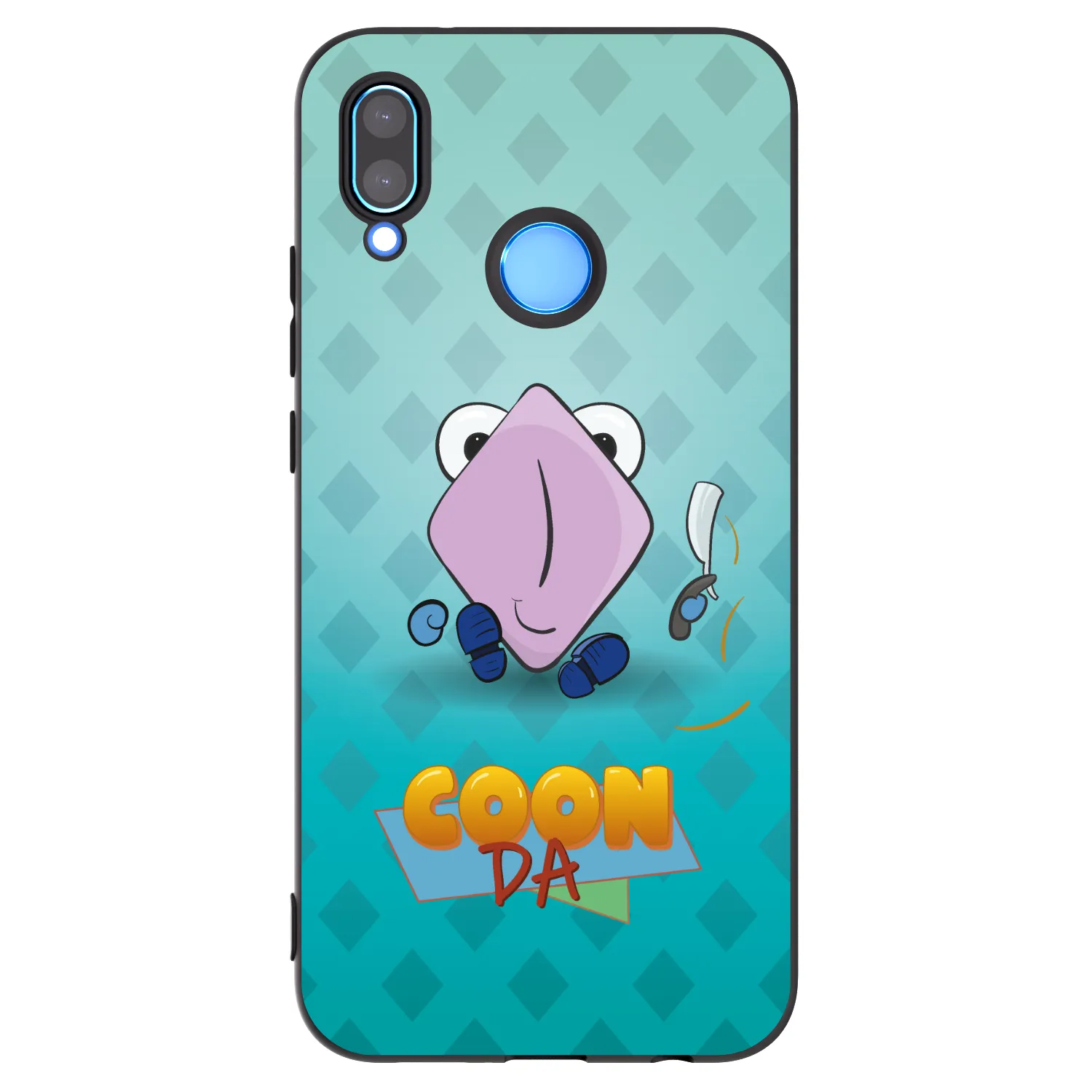 Picasee silikonový černý obal pro Huawei P20 Lite - COONDA holátko - světlá