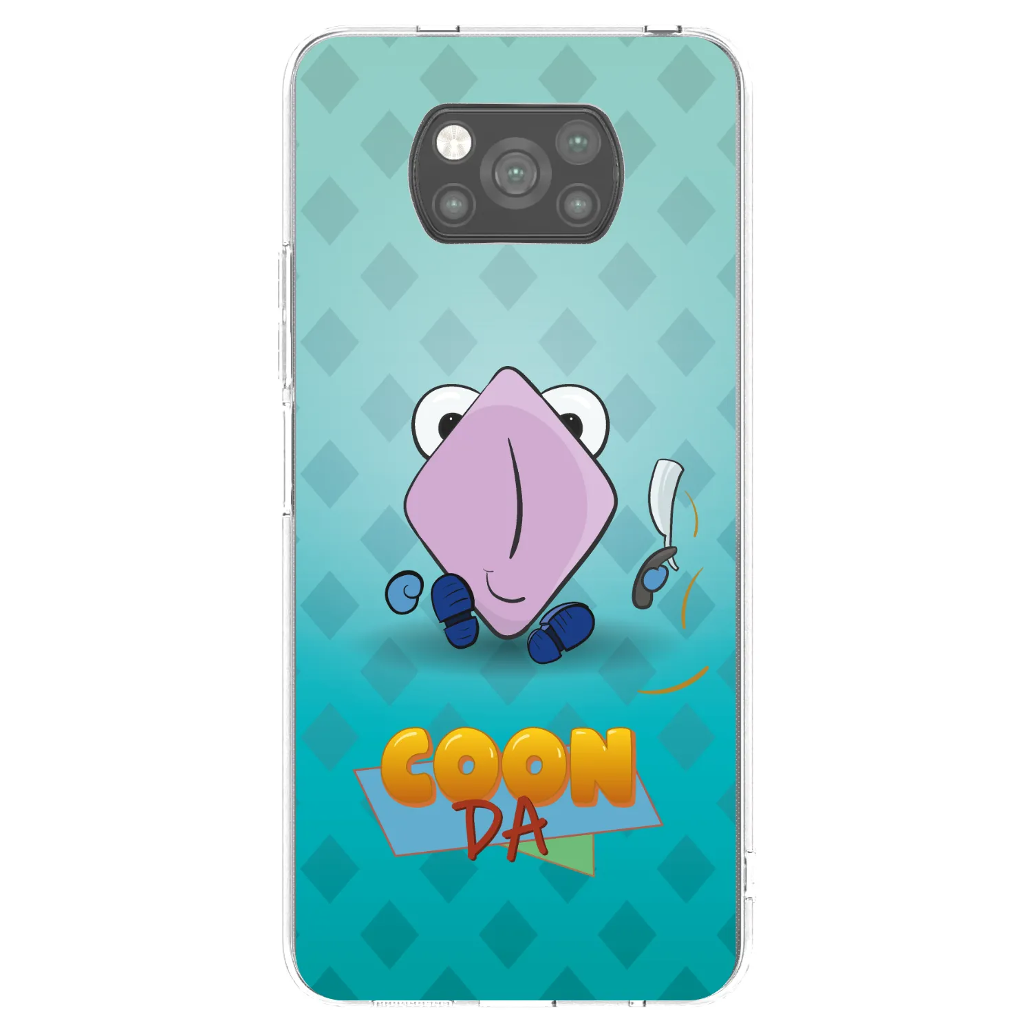 Picasee silikonový černý obal pro Xiaomi Poco X3 Pro - COONDA holátko - světlá
