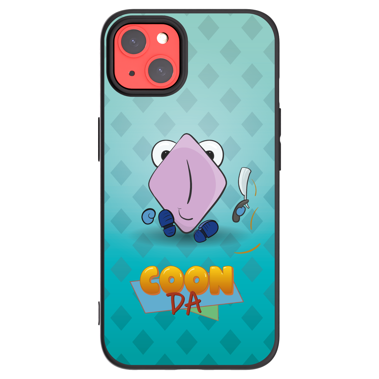 Picasee silikonový černý obal pro Apple iPhone 13 - COONDA holátko - světlá