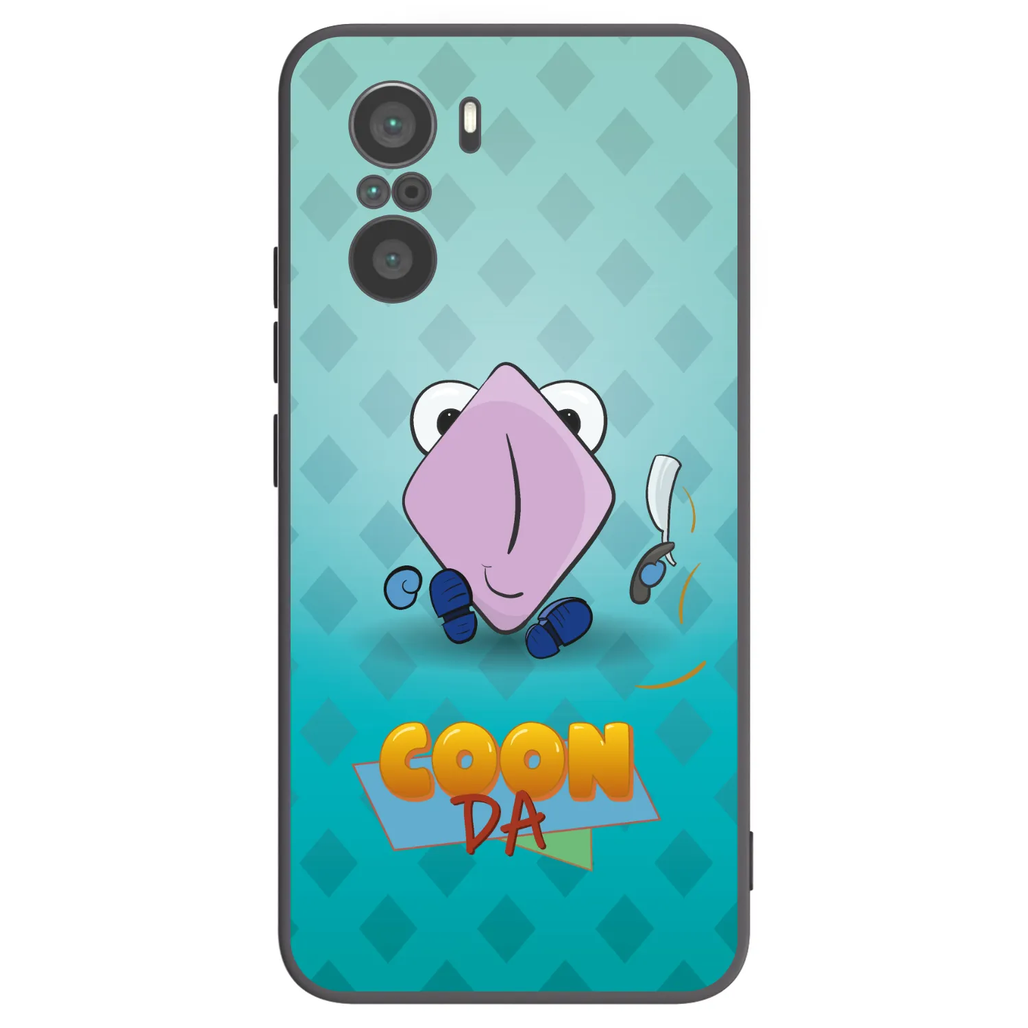 Picasee silikonový černý obal pro Xiaomi Poco F3 - COONDA holátko - světlá