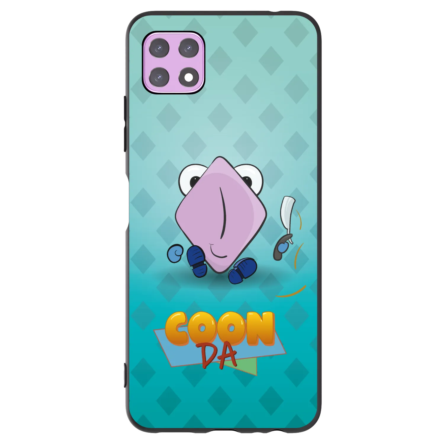 Picasee silikonový černý obal pro Samsung Galaxy A22 A226B 5G - COONDA holátko - světlá
