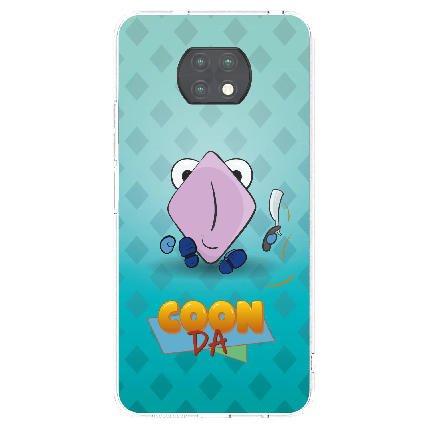 Picasee silikonový průhledný obal pro Xiaomi Redmi Note 9T - COONDA holátko - světlá
