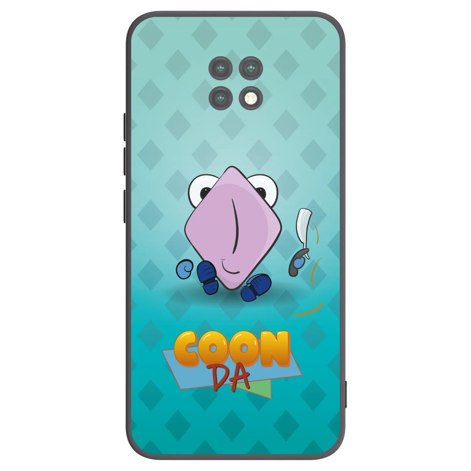 Picasee silikonový černý obal pro Xiaomi Redmi Note 9T - COONDA holátko - světlá