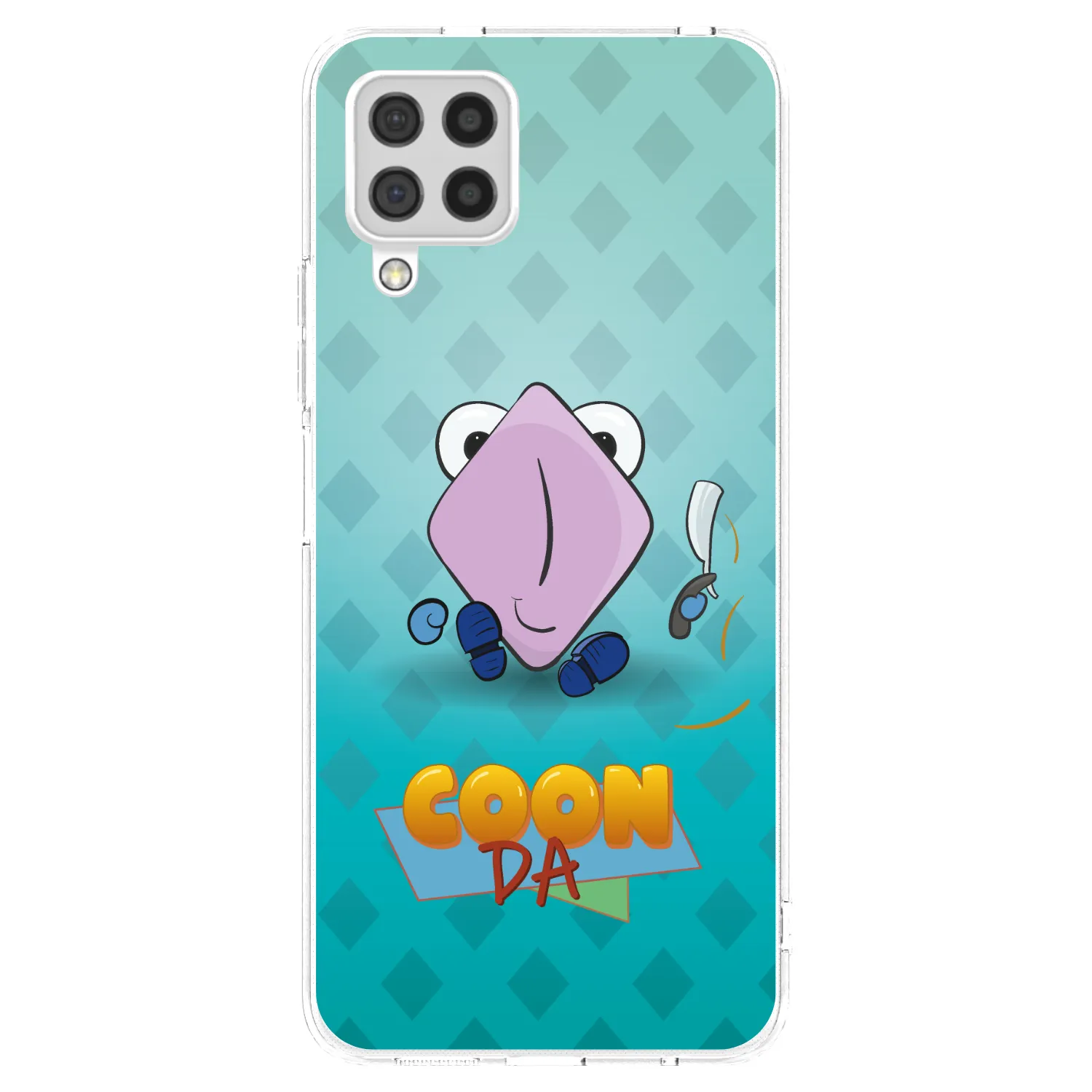Picasee silikonový průhledný obal pro Samsung Galaxy A22 A225F 4G - COONDA holátko - světlá