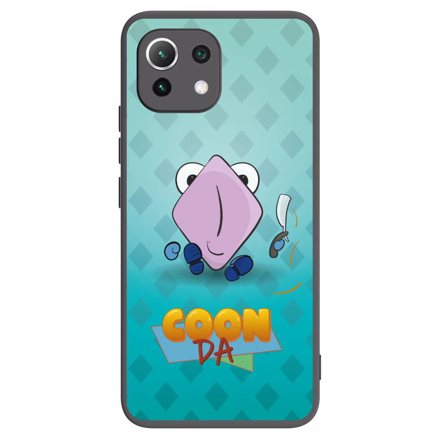 Picasee silikonový černý obal pro Xiaomi 11 Lite 5G NE - COONDA holátko - světlá