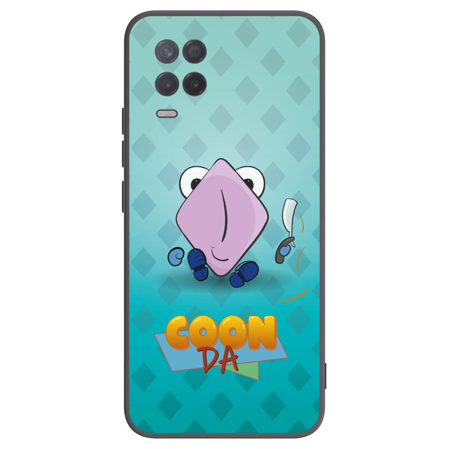 Picasee silikonový černý obal pro Realme 8 5G - COONDA holátko - světlá