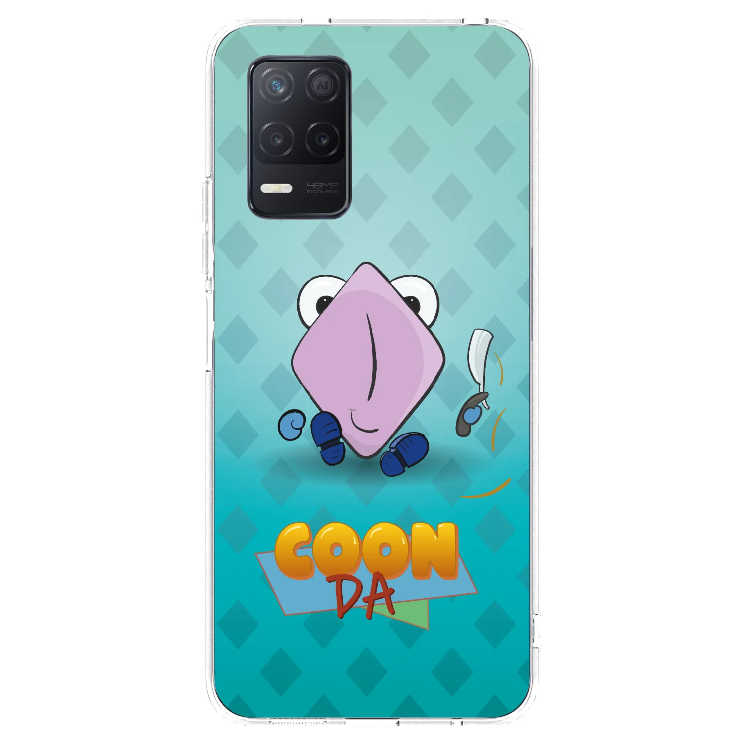 Picasee silikonový průhledný obal pro Realme 8 5G - COONDA holátko - světlá