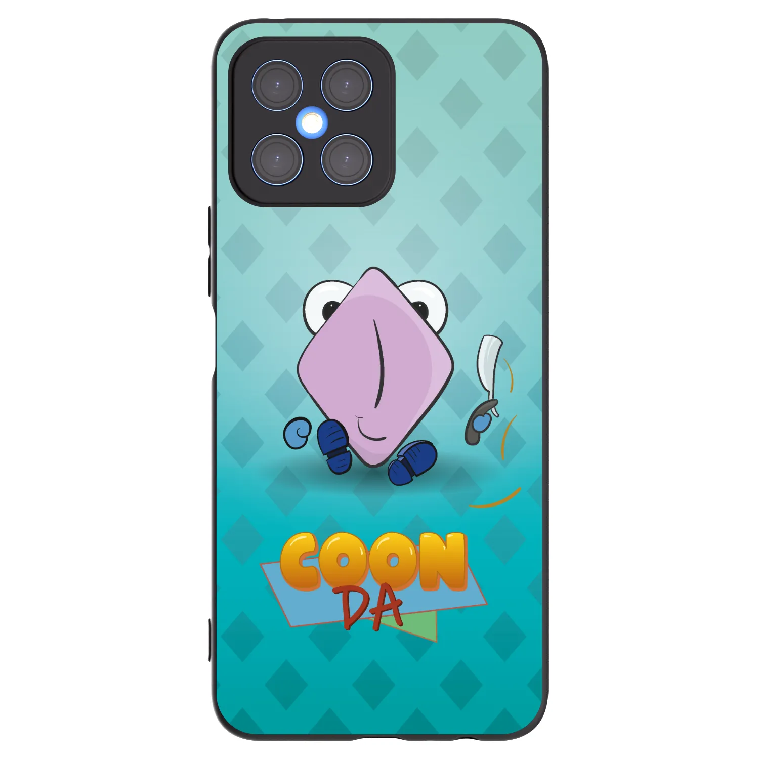 Picasee silikonový černý obal pro Honor X8 4G - COONDA holátko - světlá