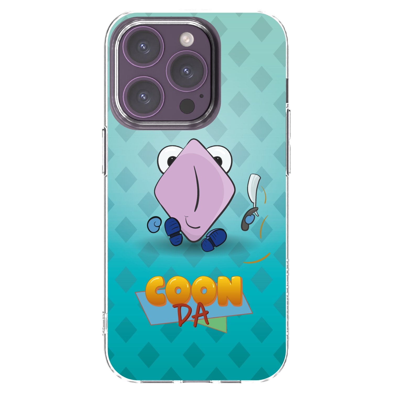 Picasee silikonový průhledný obal pro Apple iPhone 14 Pro - COONDA holátko - světlá