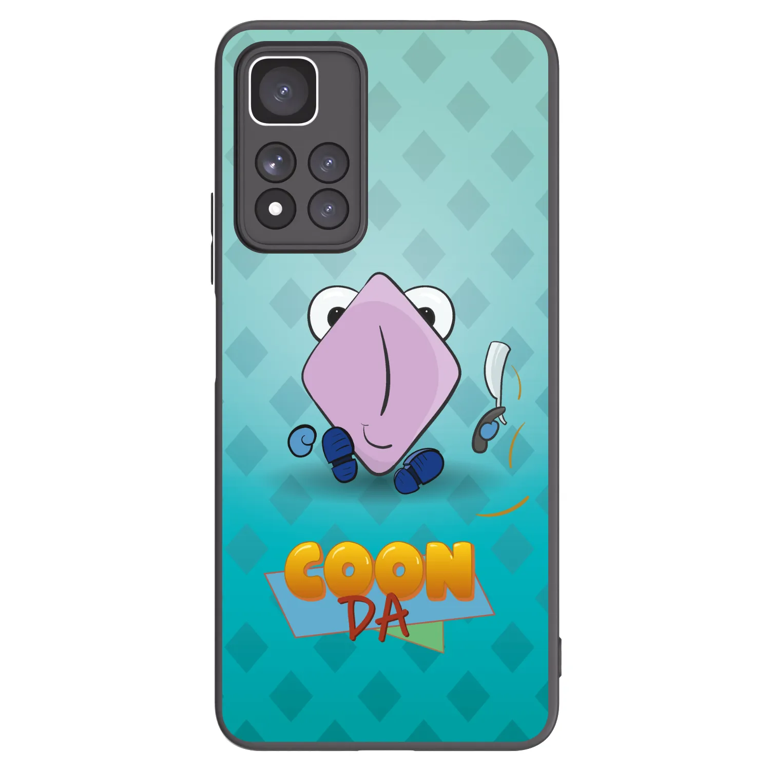 Picasee silikonový černý obal pro Xiaomi Redmi Note 11 Pro+ 5G - COONDA holátko - světlá