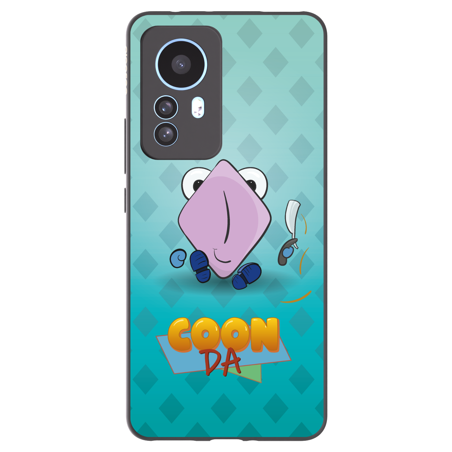 Picasee silikonový černý obal pro Xiaomi 12T - COONDA holátko - světlá