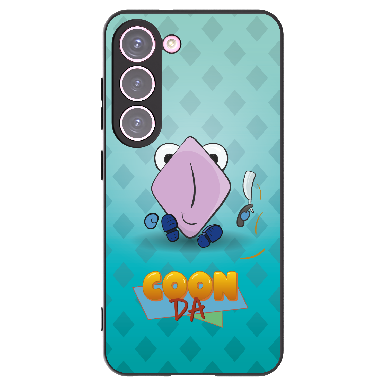 Picasee silikonový černý obal pro Samsung Galaxy S23 5G - COONDA holátko - světlá