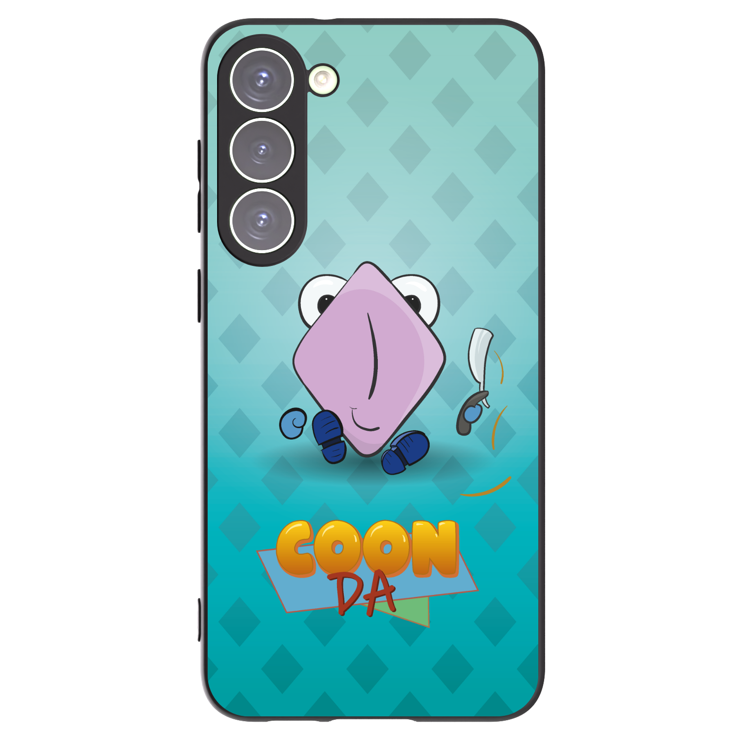 Picasee silikonový černý obal pro Samsung Galaxy S23+ 5G - COONDA holátko - světlá