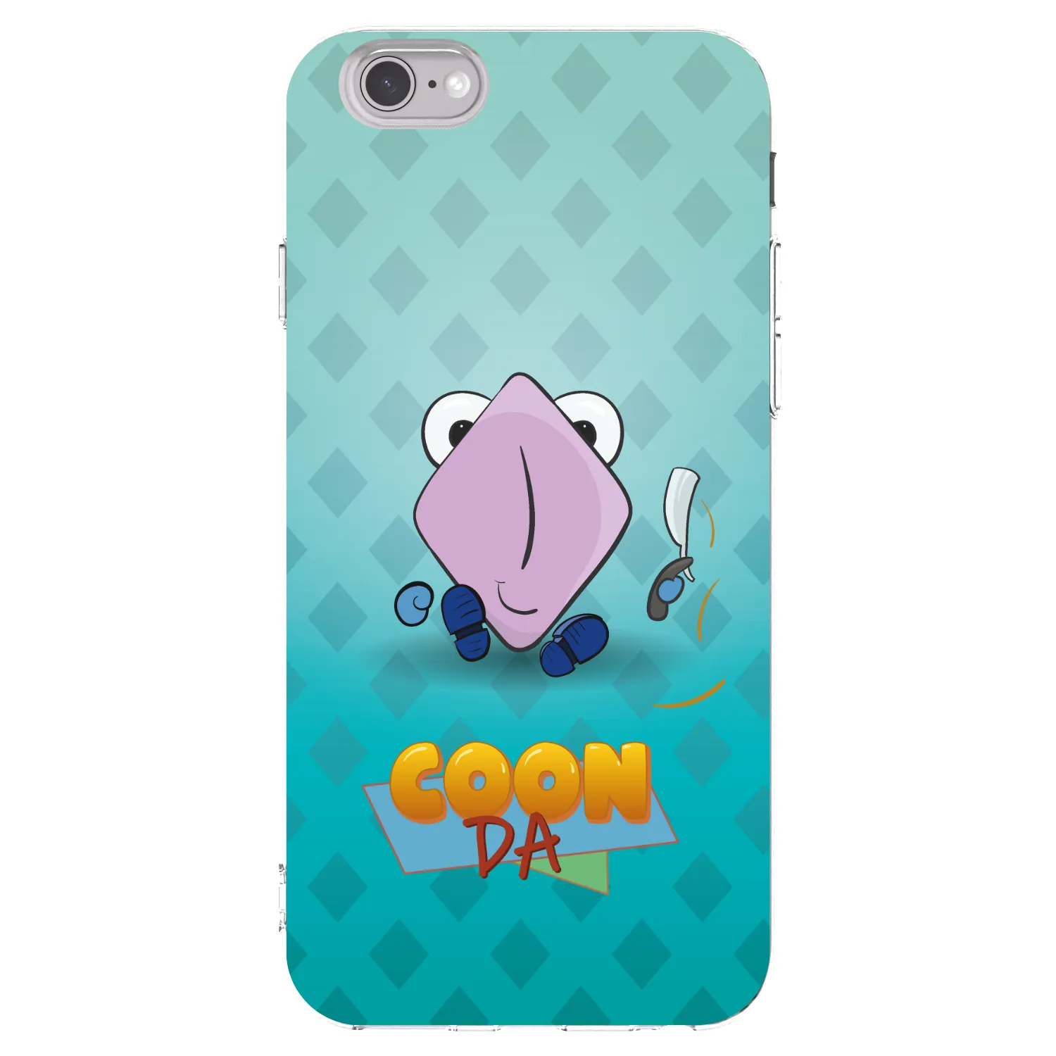 Picasee silikonový průhledný obal pro Apple iPhone 6/6S - COONDA holátko - světlá