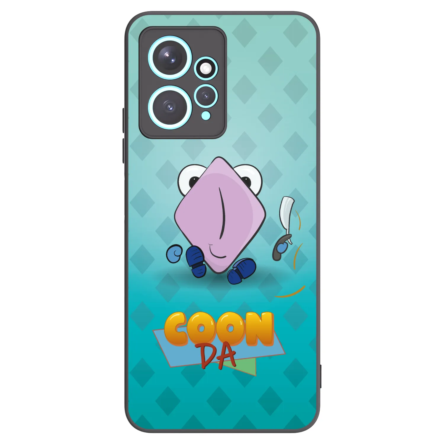 Picasee silikonový černý obal pro Xiaomi Redmi Note 12 4G - COONDA holátko - světlá