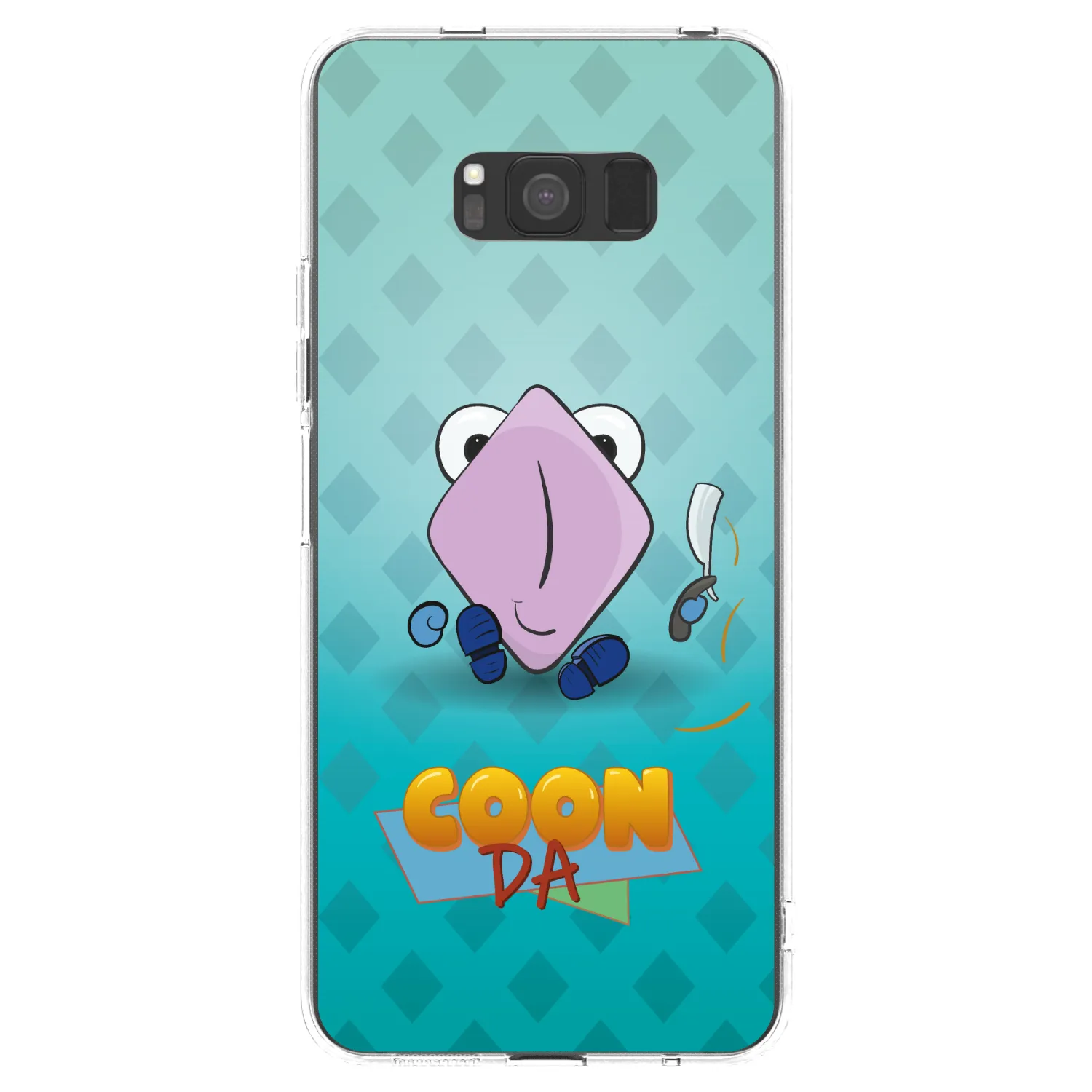 Picasee silikonový průhledný obal pro Samsung Galaxy S8 G950F - COONDA holátko - světlá