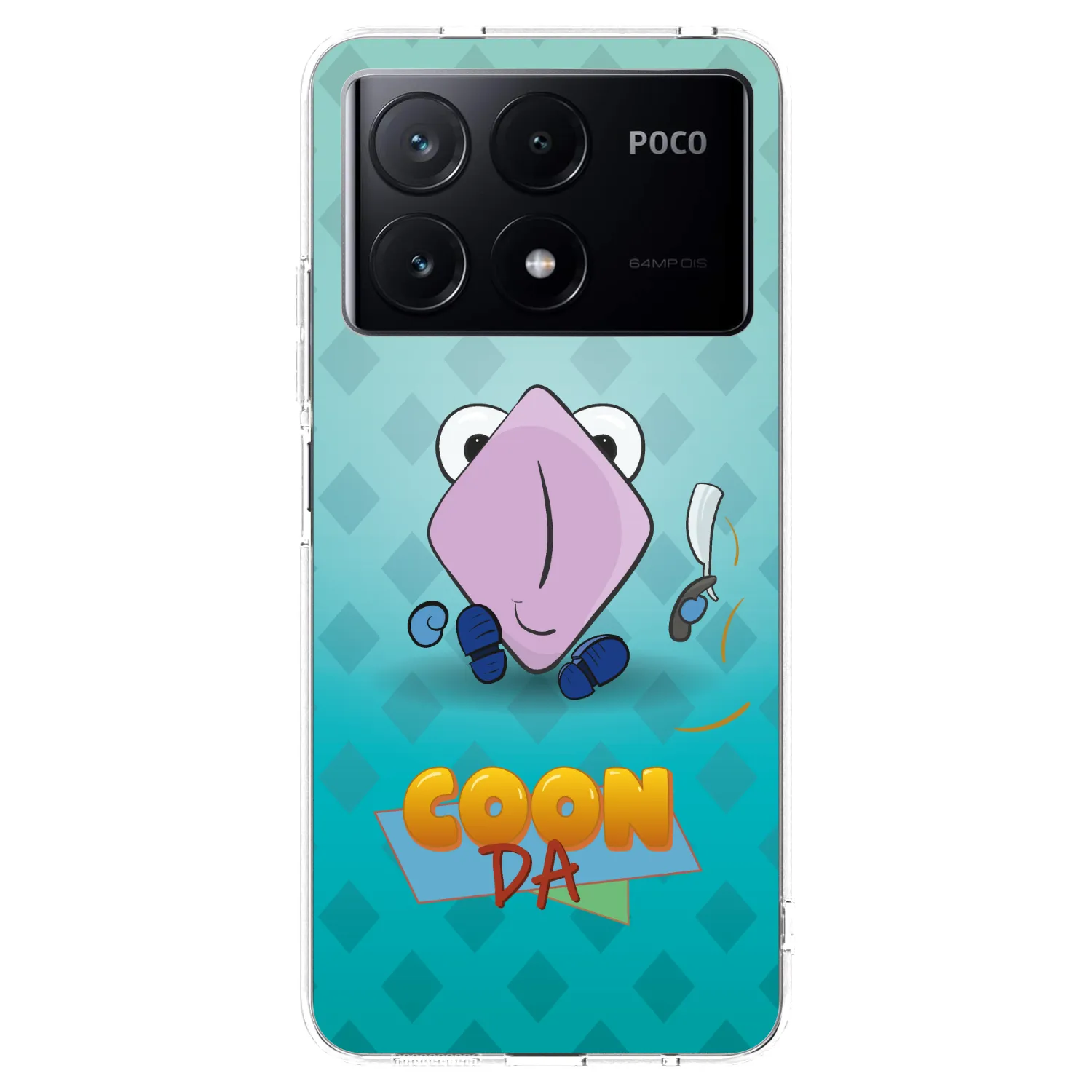 Picasee silikonový průhledný obal pro Xiaomi Poco X6 Pro - COONDA holátko - světlá