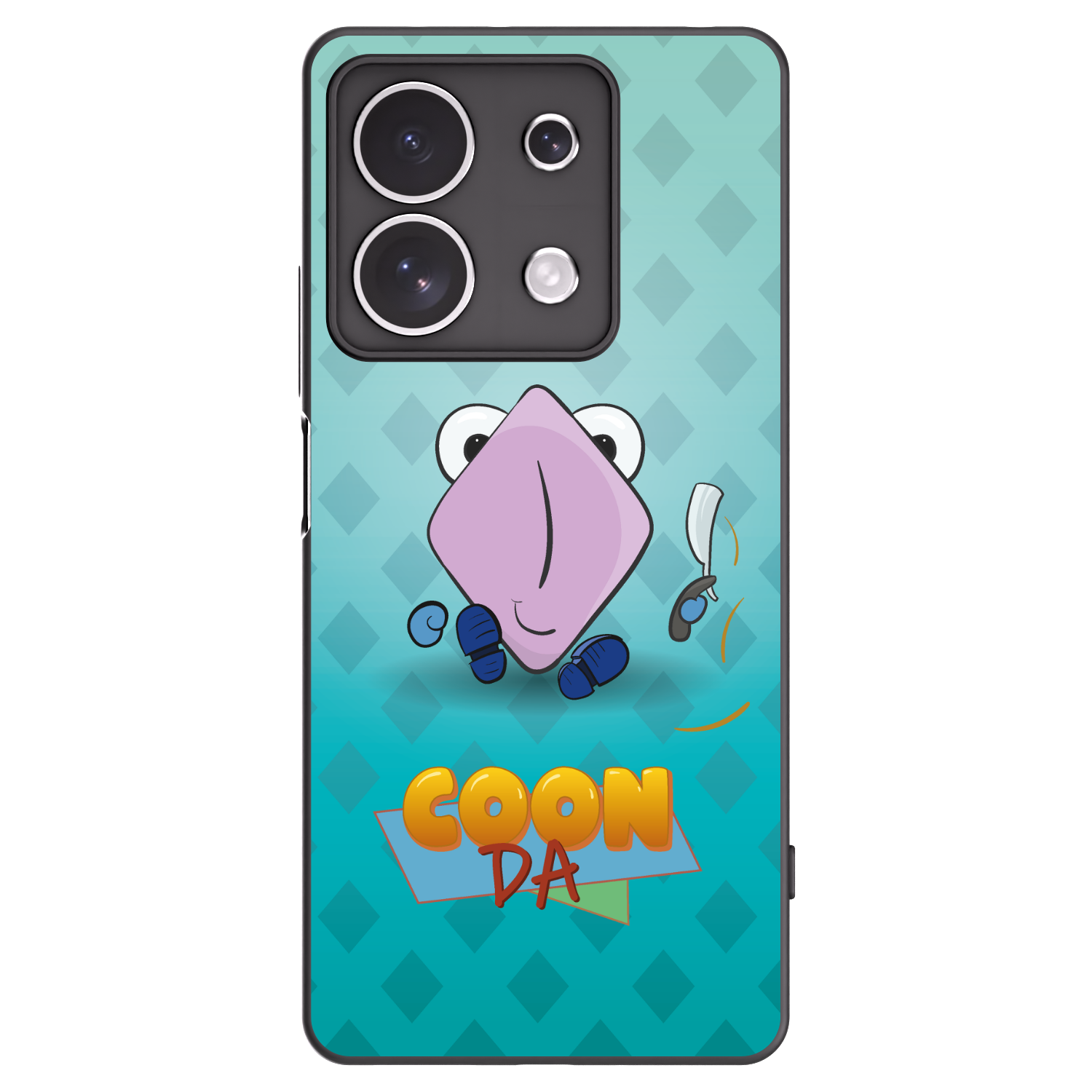 Picasee silikonový černý obal pro Xiaomi Redmi Note 13 4G - COONDA holátko - světlá