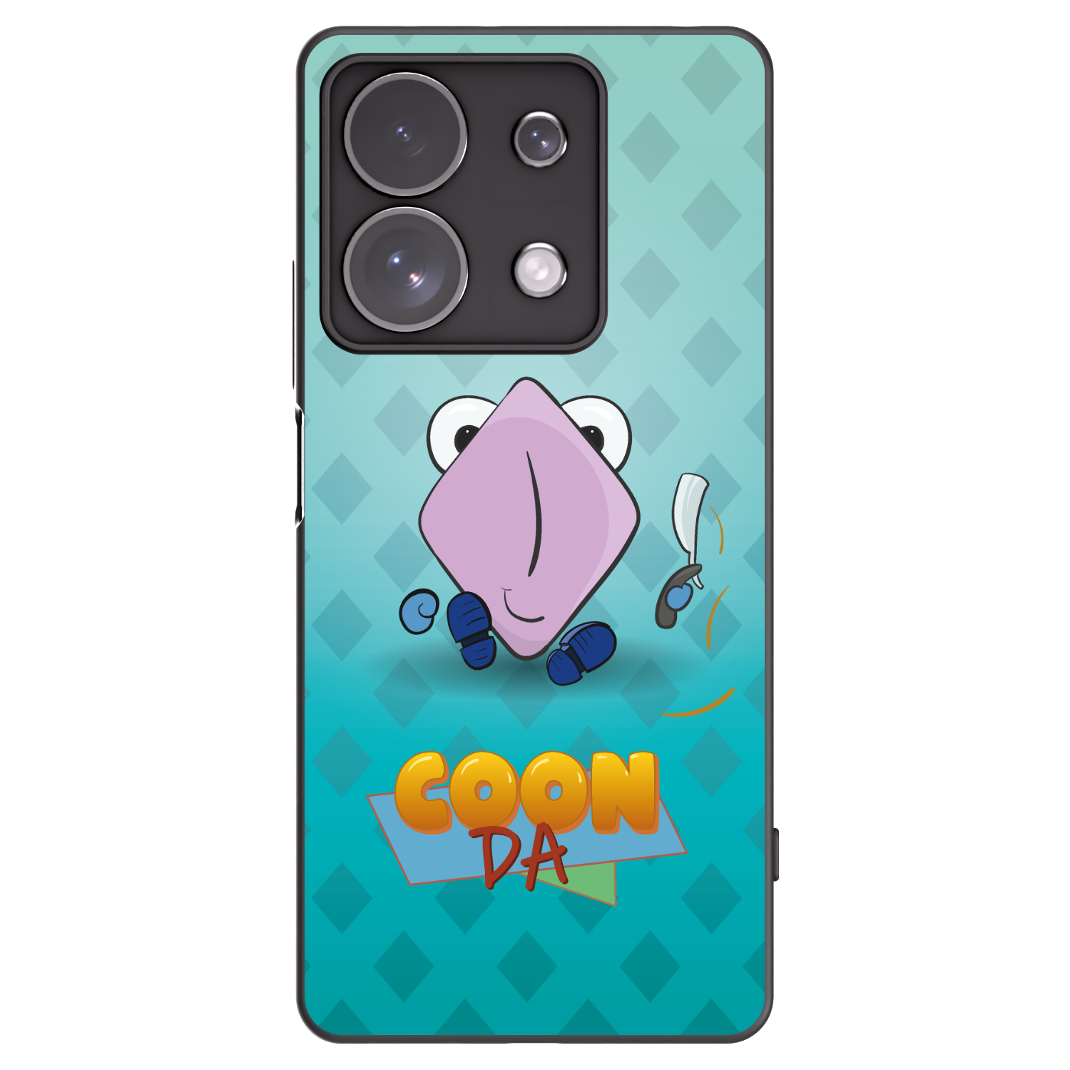 Picasee silikonový černý obal pro Xiaomi Redmi Note 13 Pro 4G - COONDA holátko - světlá