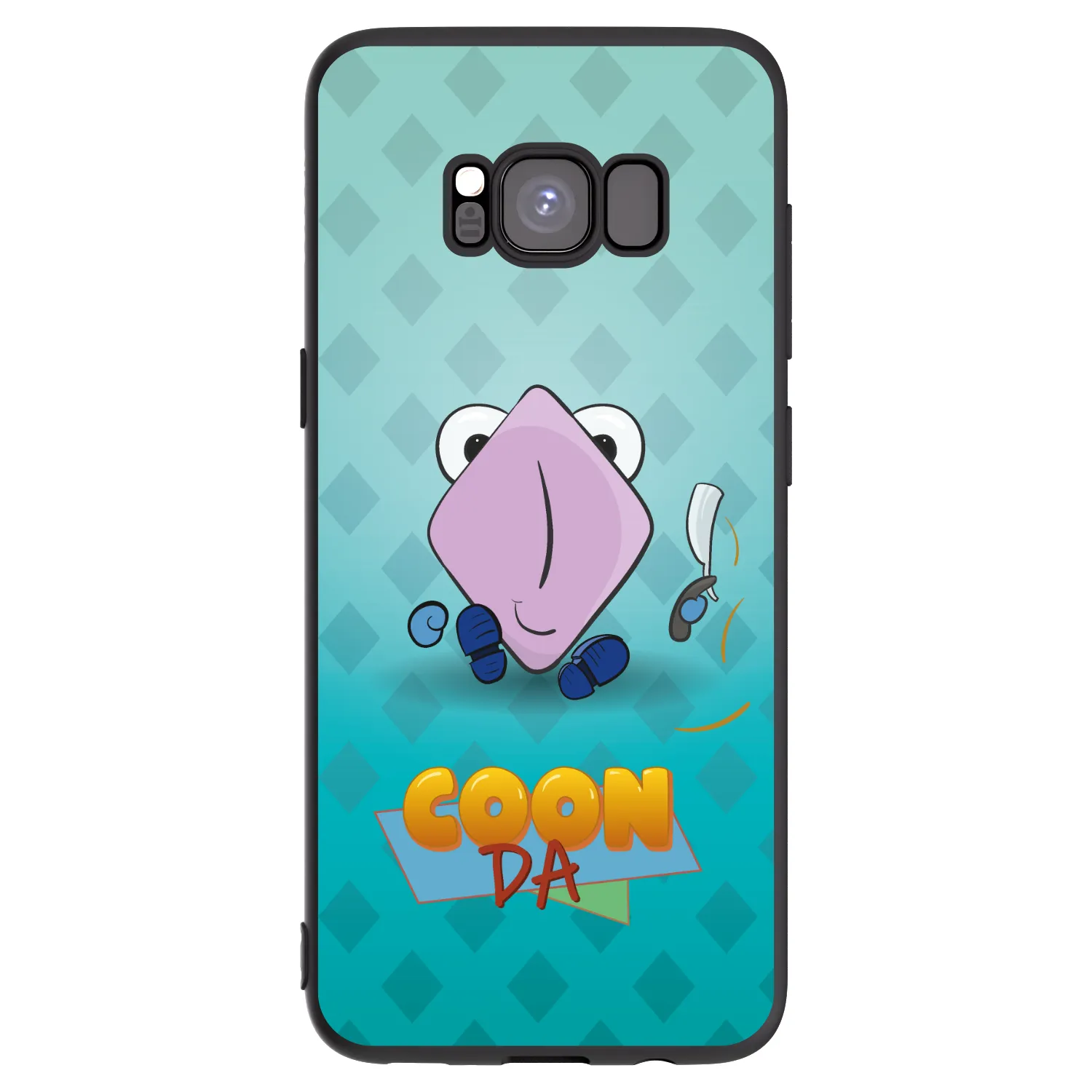 Picasee silikonový černý obal pro Samsung Galaxy S8 G950F - COONDA holátko - světlá