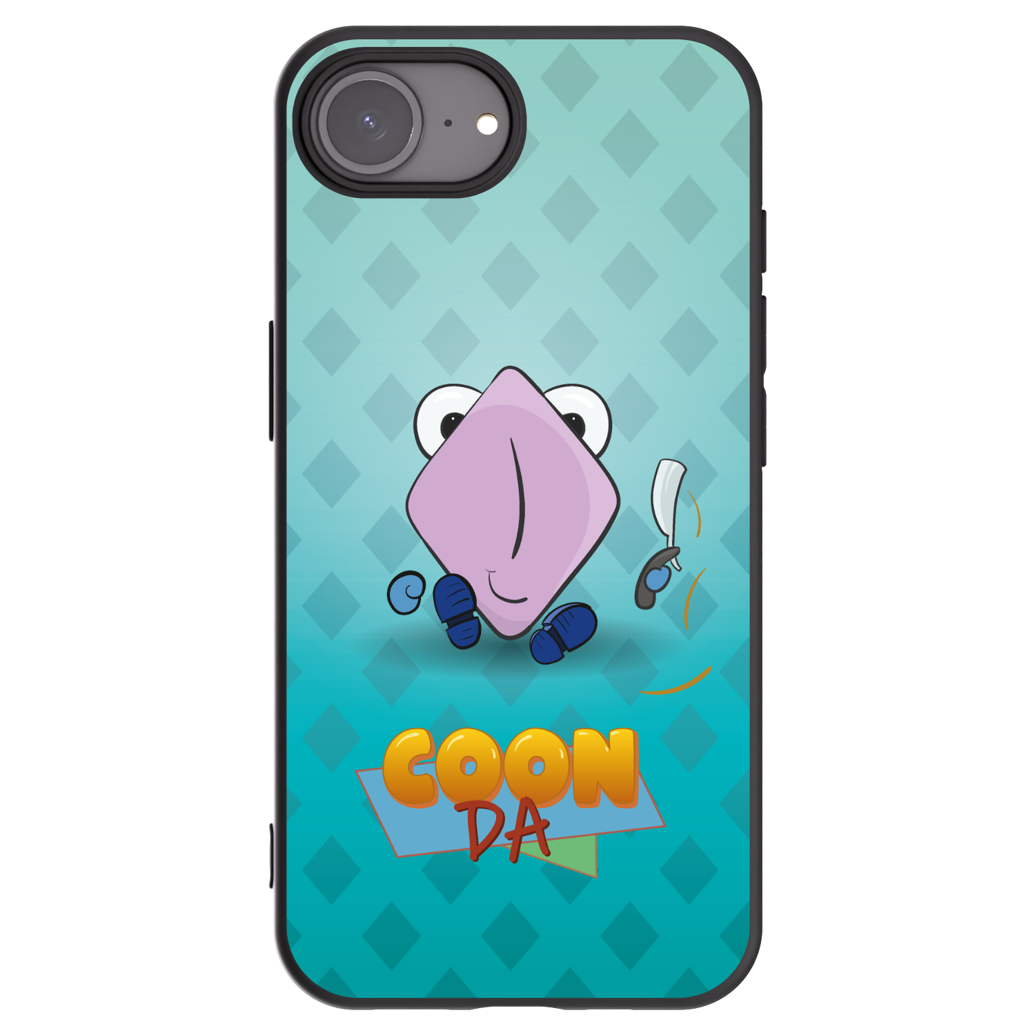 Picasee silikonový černý obal pro Apple iPhone 16e - COONDA holátko - světlá