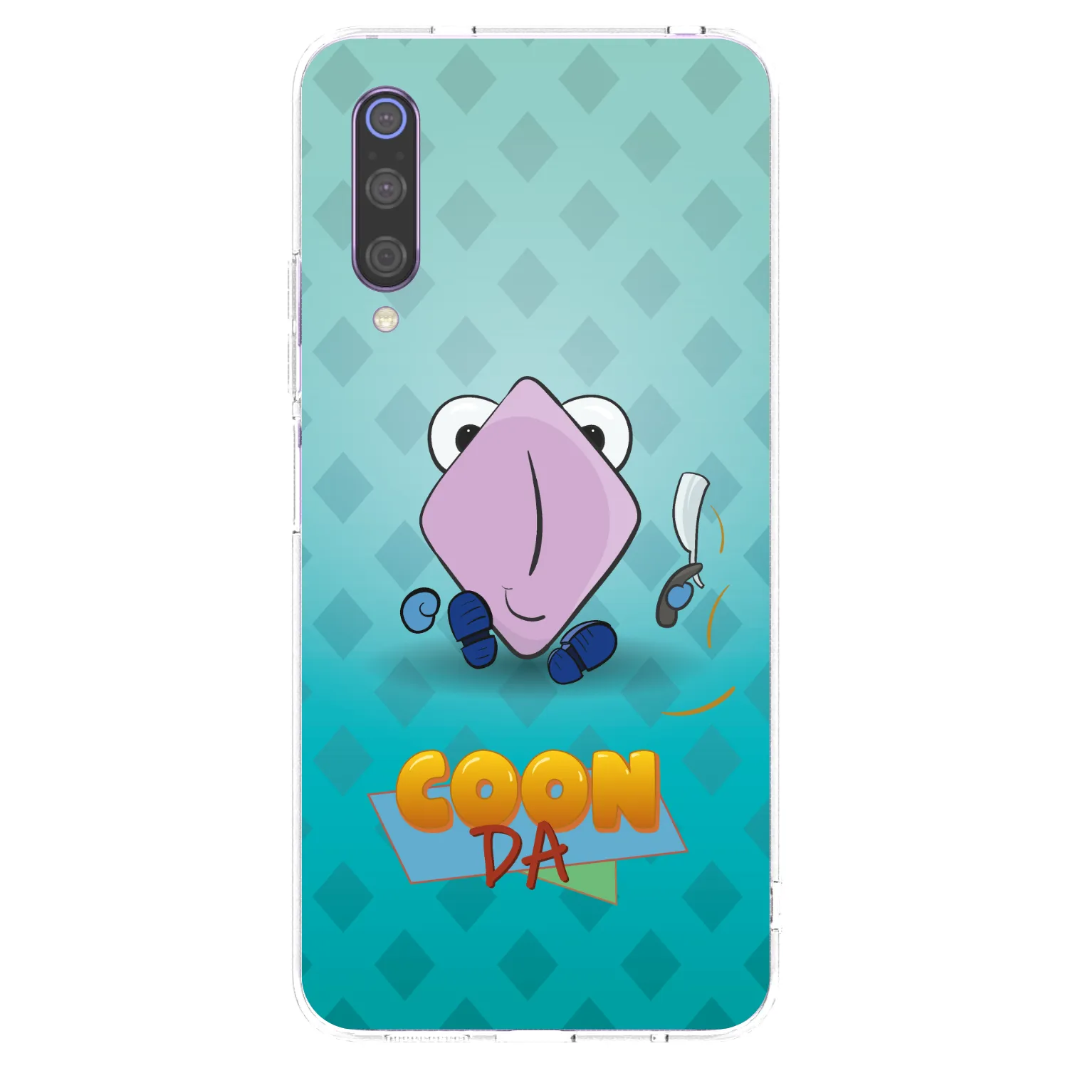 Picasee silikonový průhledný obal pro Xiaomi Mi 9 - COONDA holátko - světlá