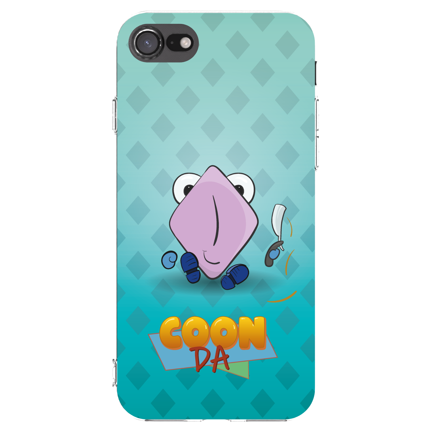 Picasee silikonový průhledný obal pro Apple iPhone 7 - COONDA holátko - světlá