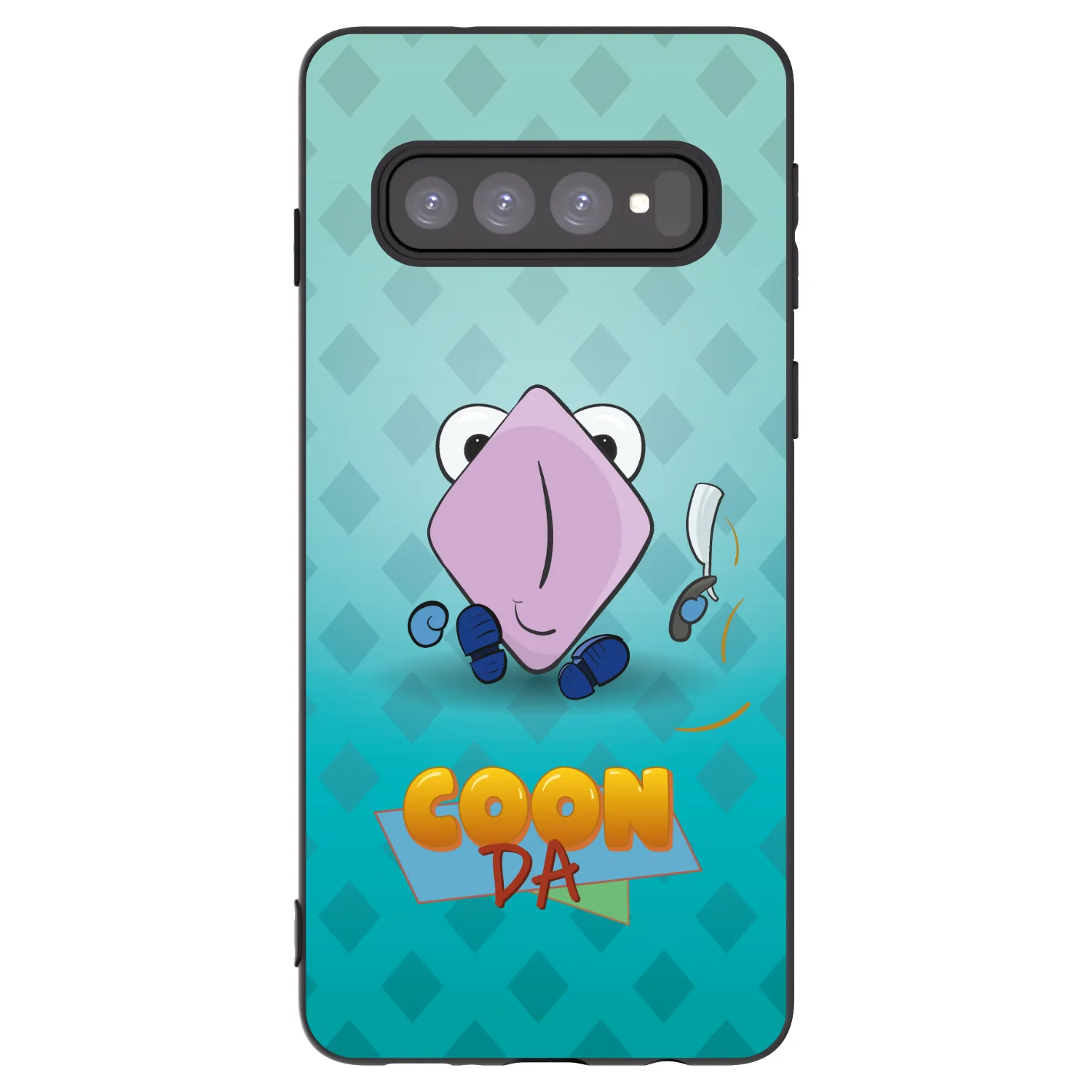 Picasee silikonový černý obal pro Samsung Galaxy S10 G973 - COONDA holátko - světlá