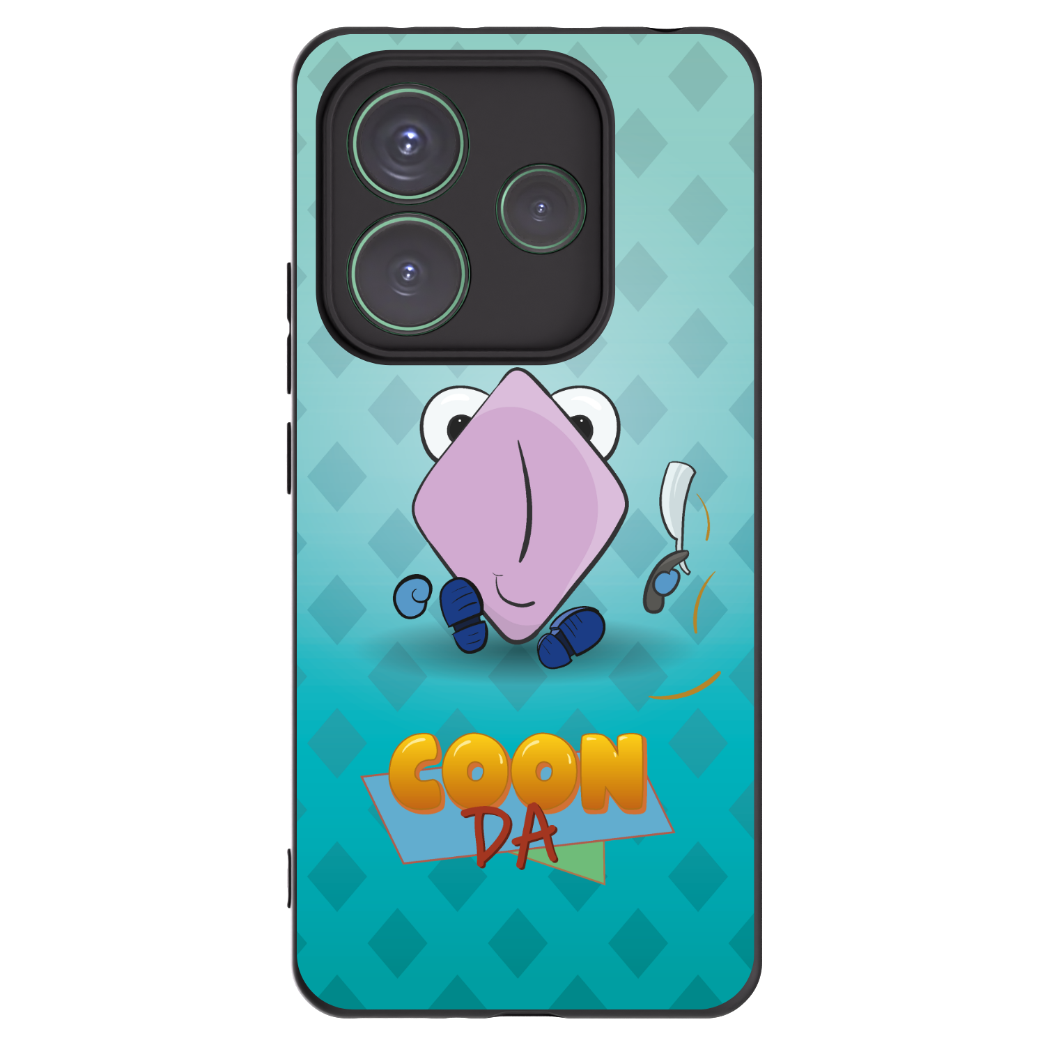 Picasee silikonový černý obal pro Xiaomi Redmi Note 14 5G - COONDA holátko - světlá