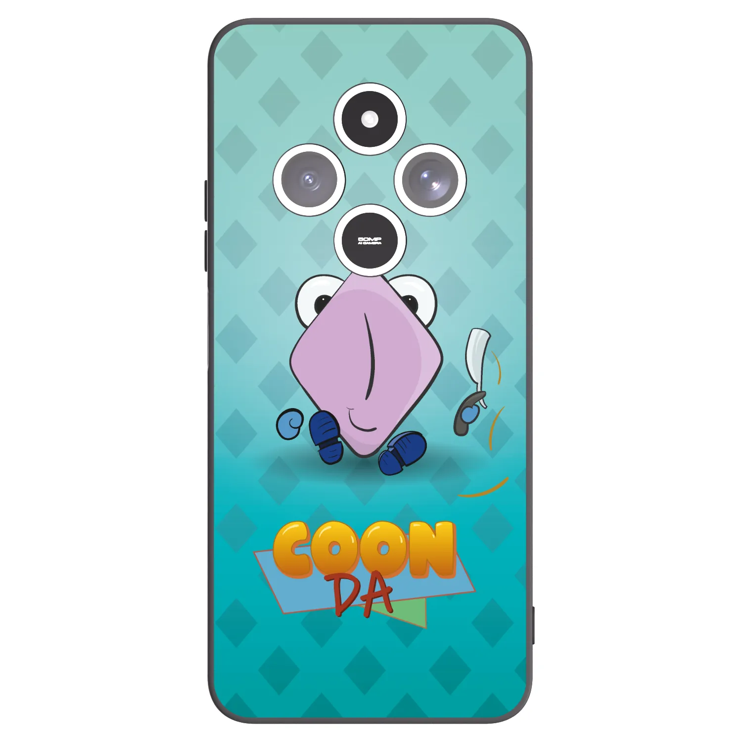 Picasee silikonový černý obal pro Xiaomi Redmi 14C - COONDA holátko - světlá